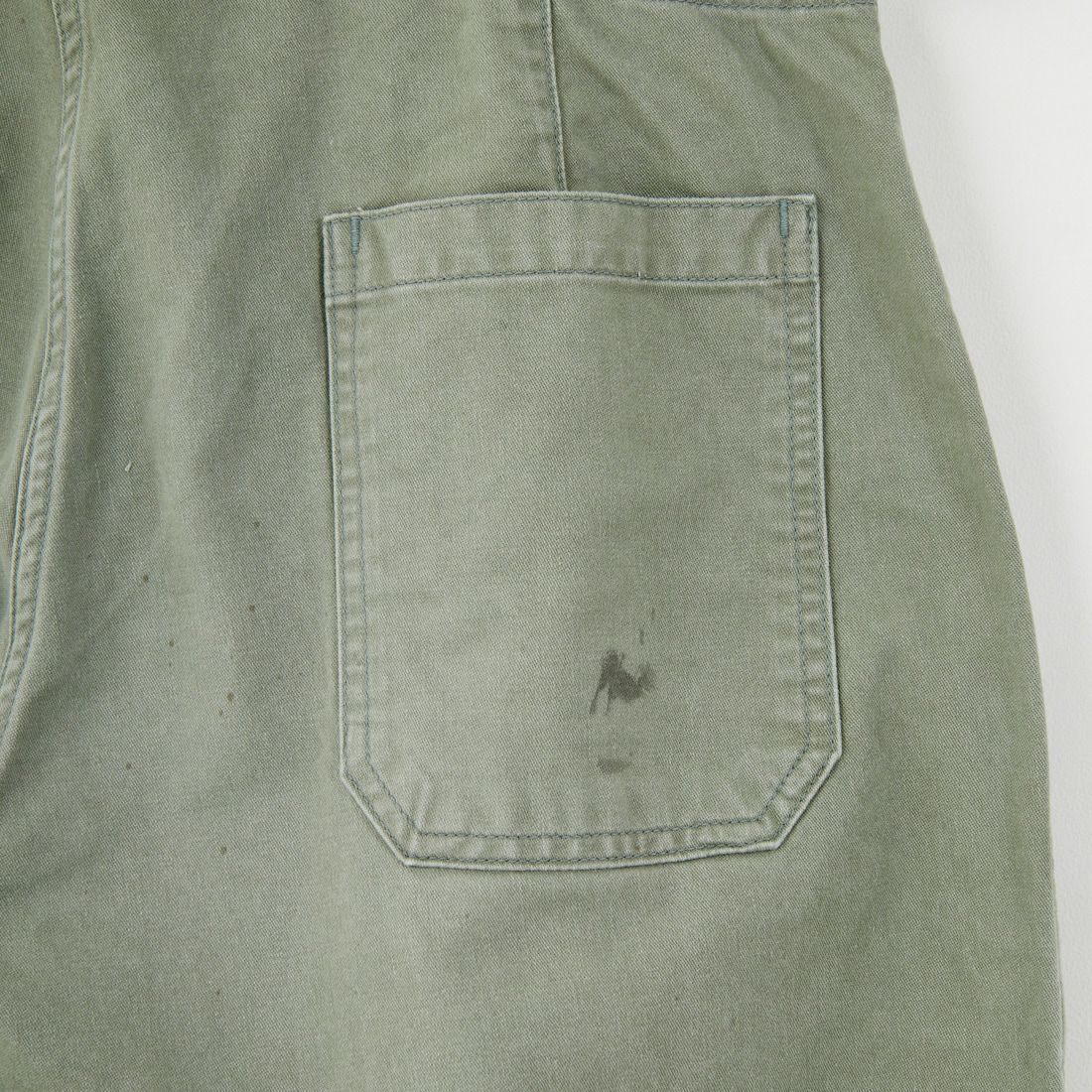 BOW WOW [バウワウ] リペアード USAFメカニックパンツ [BW252-RUMP] AGED S GRN