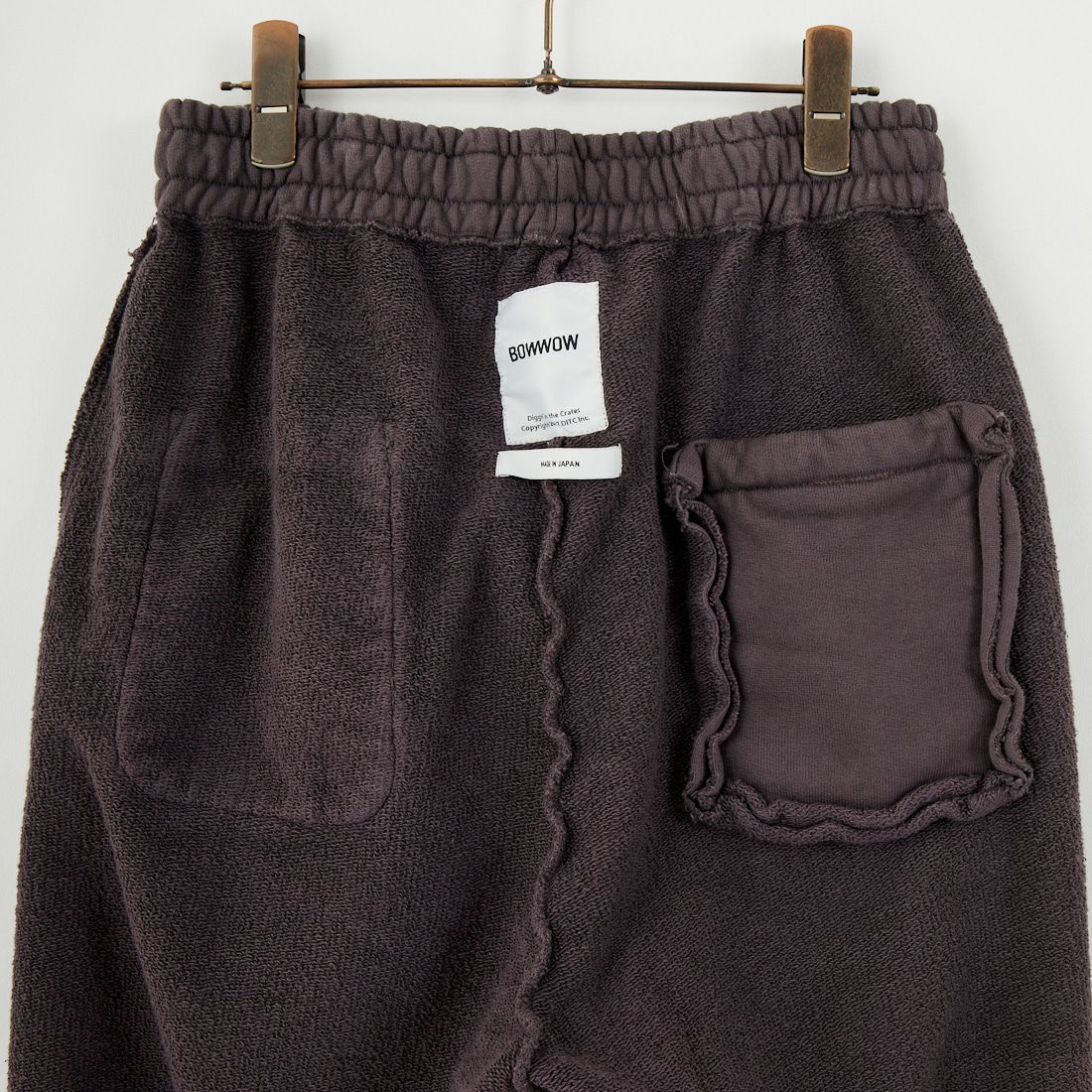 BOW WOW [バウワウ] ダーティースウェットパンツ [BW252-DSP] AGED BROWN