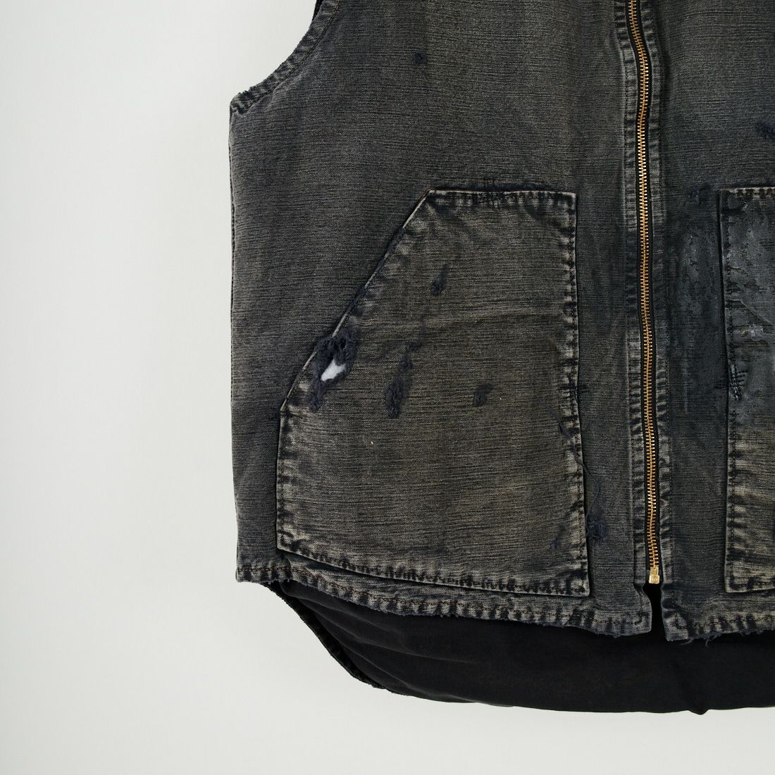 BOW WOW [バウワウ] ダックエイジドベスト [BW252-DV] AGED BLACK