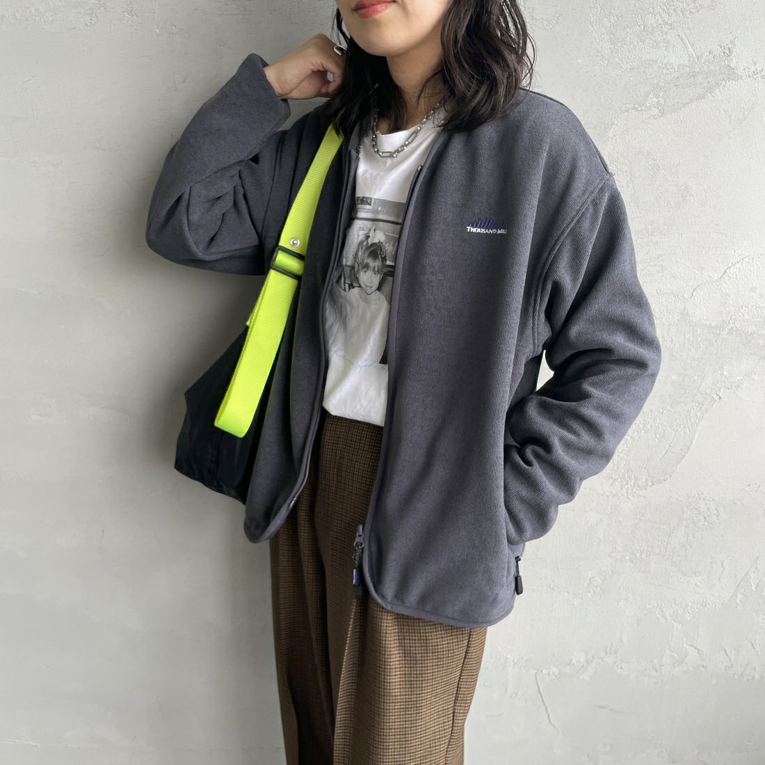 19 CHARCOA&&モデル身長：160cm 着用サイズ：XS&&