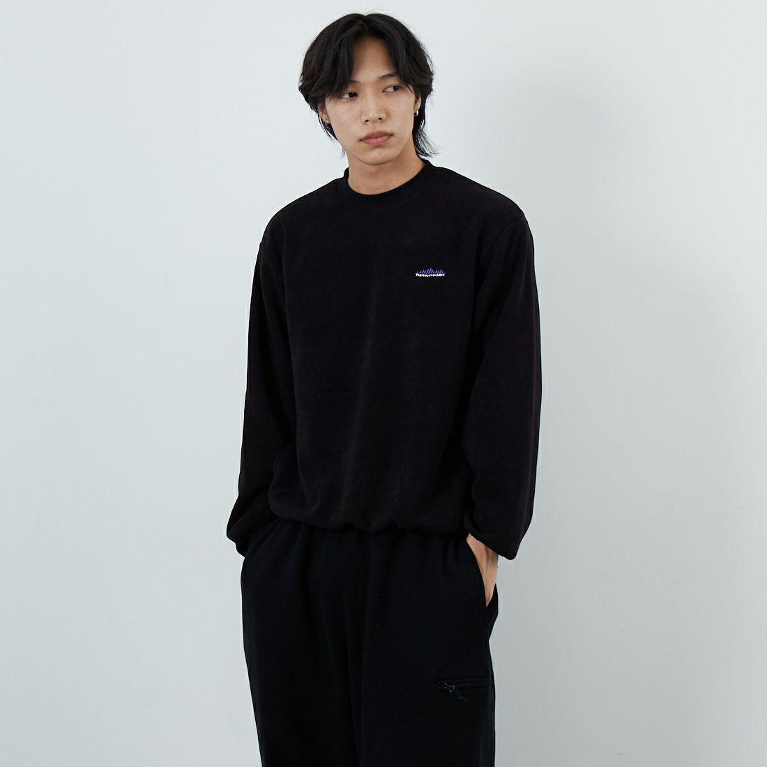 09 BLACK&&モデル身長：179cm 着用サイズ：M&&