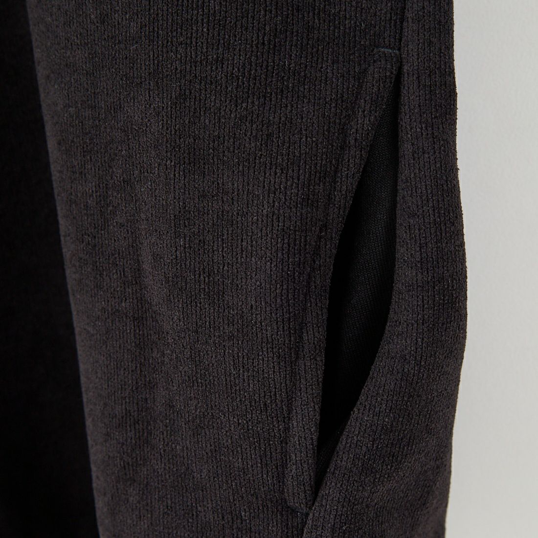 THOUSAND MILE [サウザンド マイル] ニットフリースクルーネックプルオーバー [TM252KF00140] 09 BLACK