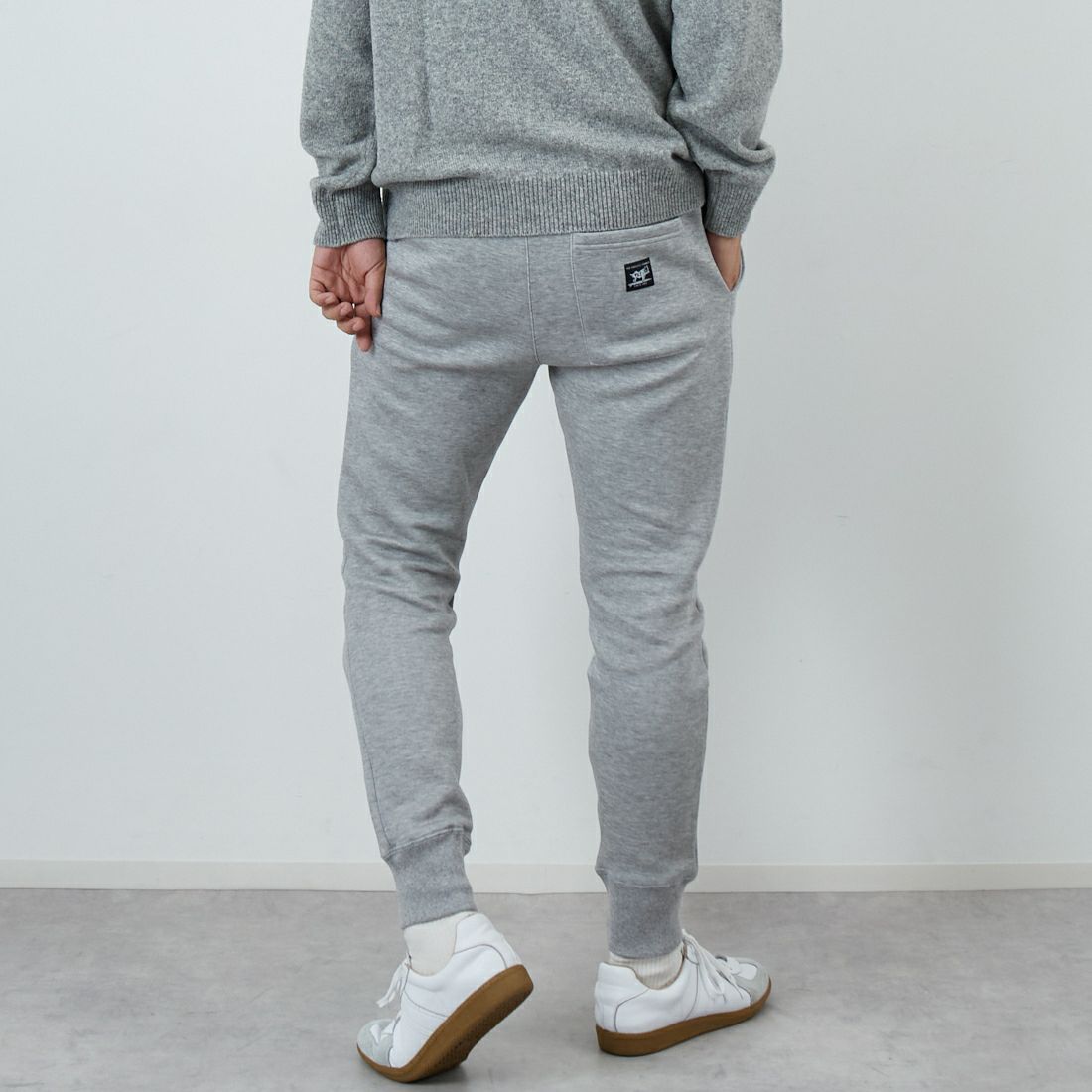 The Endless Summer [エンドレスサマー] サーフファブリックスリムパンツ [FH-25774315] 03 MIX GRY &&モデル身長：179cm 着用サイズ：L&&