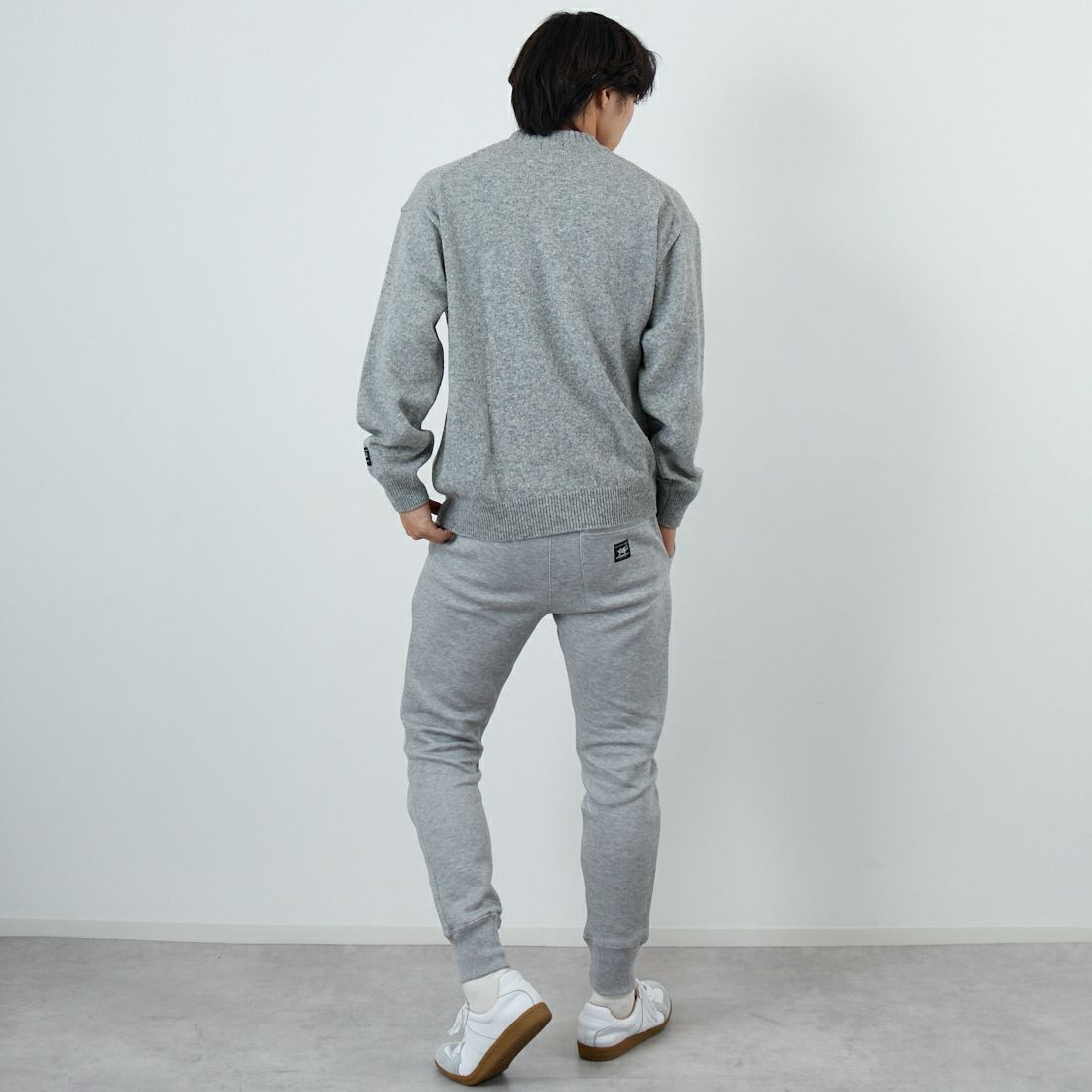 The Endless Summer [エンドレスサマー] サーフファブリックスリムパンツ [FH-25774315] 03 MIX GRY &&モデル身長：179cm 着用サイズ：L&&