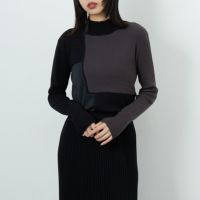 ﾌﾞﾗｯｸ&&モデル身長：162cm 着用サイズ：F&&