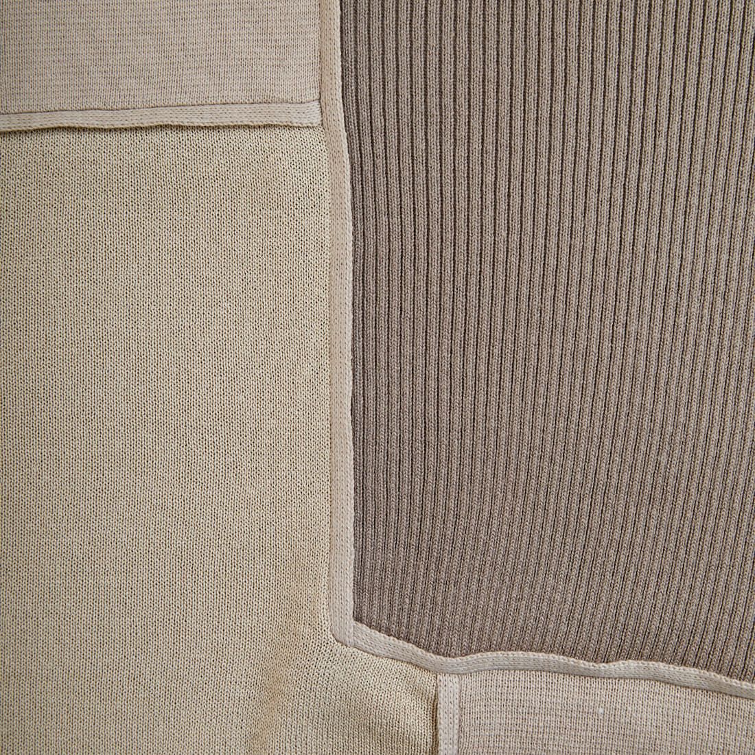 &g'aime [アンジェム] ブロック配色ニット [986-67019] ｸﾞﾚｰｼﾞｭ