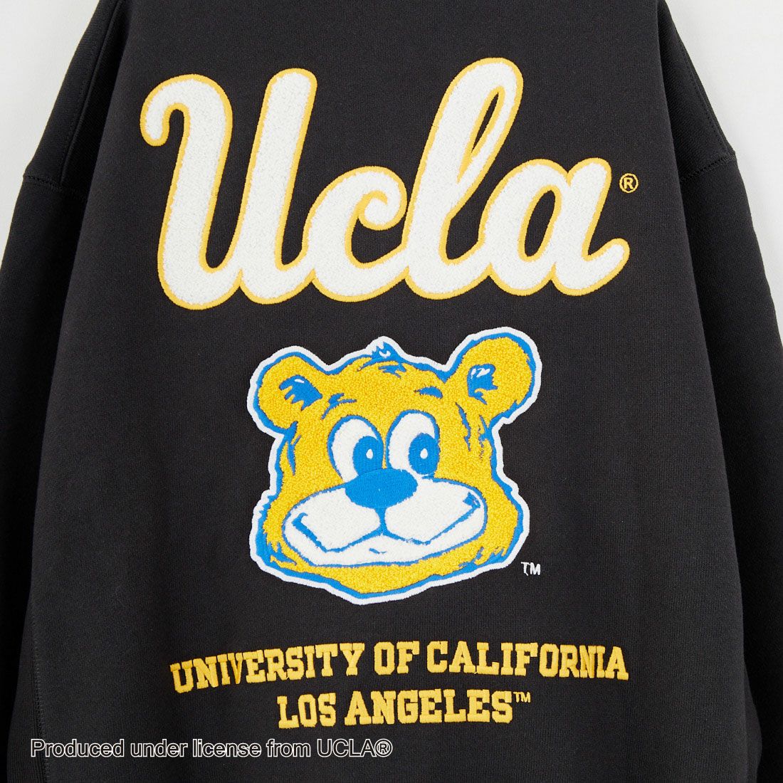 UCLA [ユーシーエルエー] サガラ刺繍ロゴ クルーネックスウェット [254AN2TR180] GRY