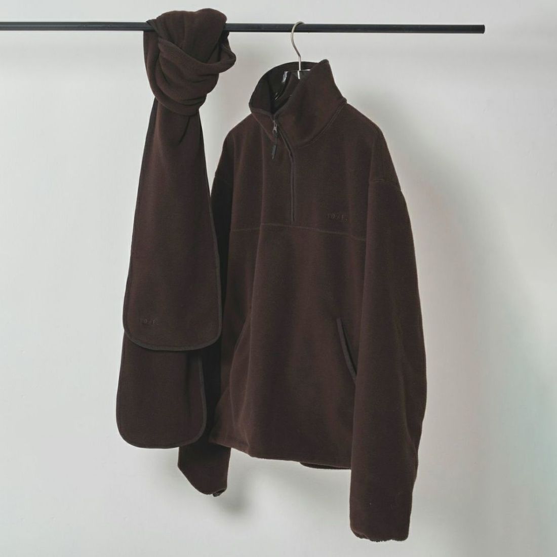 TODAYFUL [トゥデイフル] ハーフジップフリースプルオーバー [12520617] D/BRN