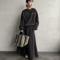 09 BLACK&&モデル身長：150cm 着用サイズ：F&&