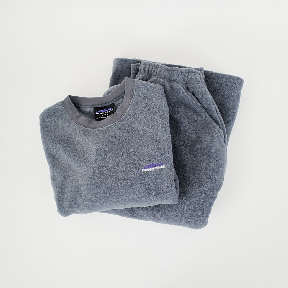 THOUSAND MILE [サウザンド マイル] クルーネックロングスリーブTシャツ&スカートセット [TM252FL00432] 15 CHARCOA