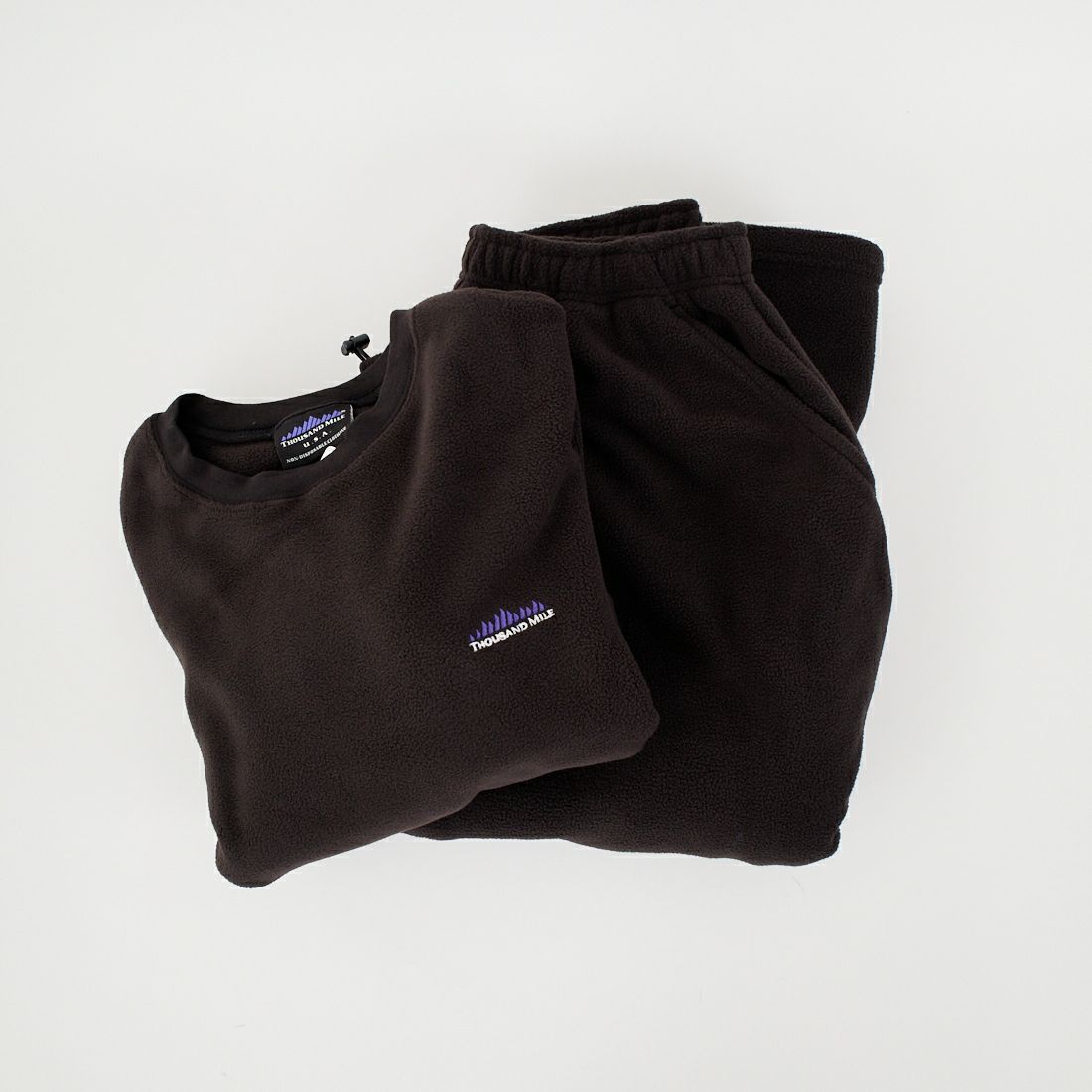 THOUSAND MILE [サウザンド マイル] クルーネックロングスリーブTシャツ&スカートセット [TM252FL00432] 09 BLACK