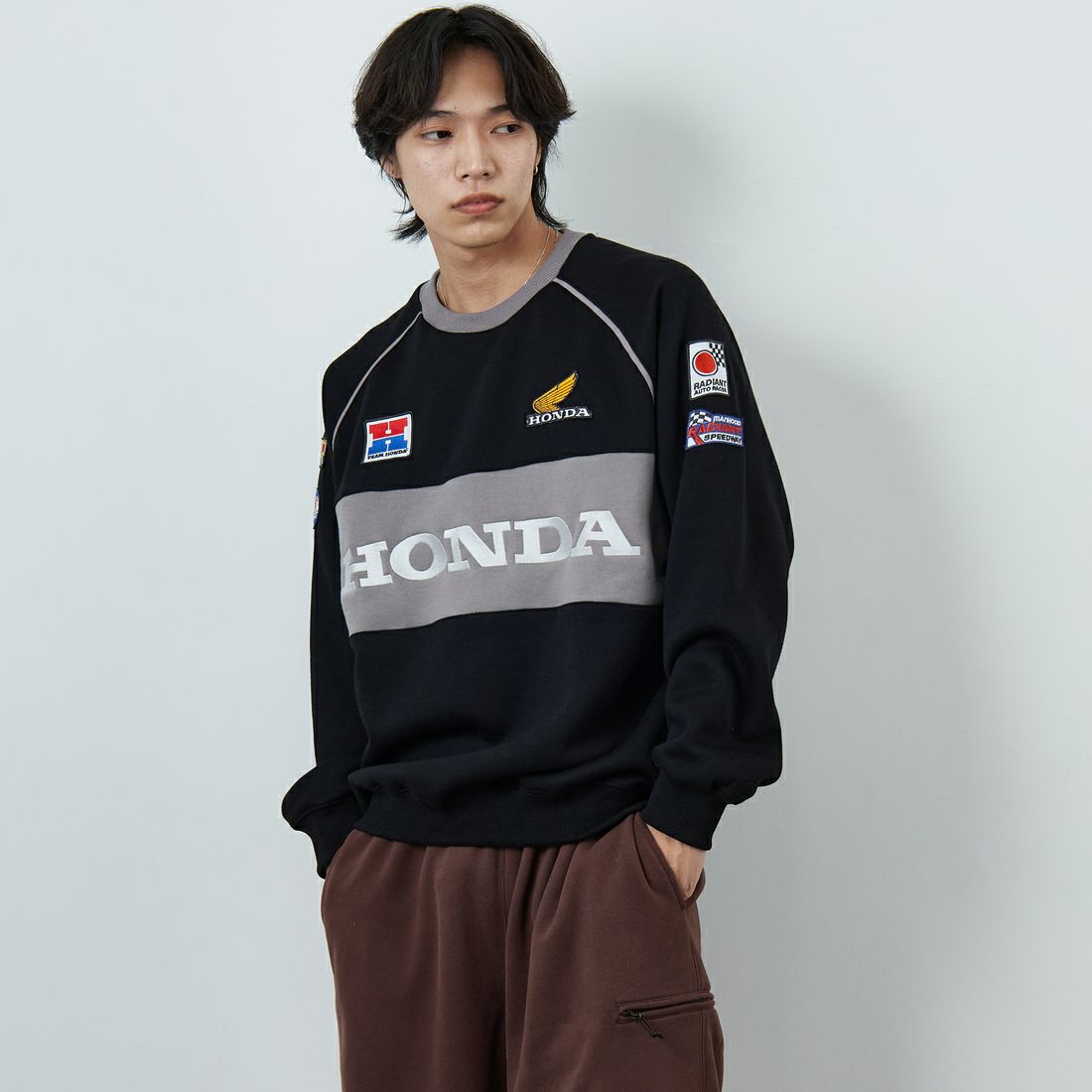 HONDA × JEANSFACTORY [ホンダ × ジーンズファクトリー] レーシングスウェット [JFC-254-088]