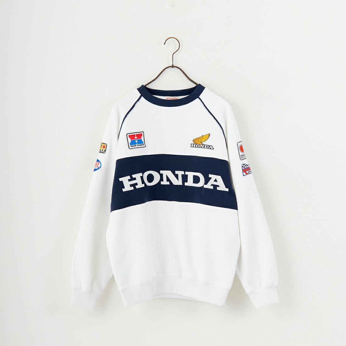 HONDA × JEANSFACTORY [ホンダ × ジーンズファクトリー] レーシングスウェット [JFC-254-088] WHITE