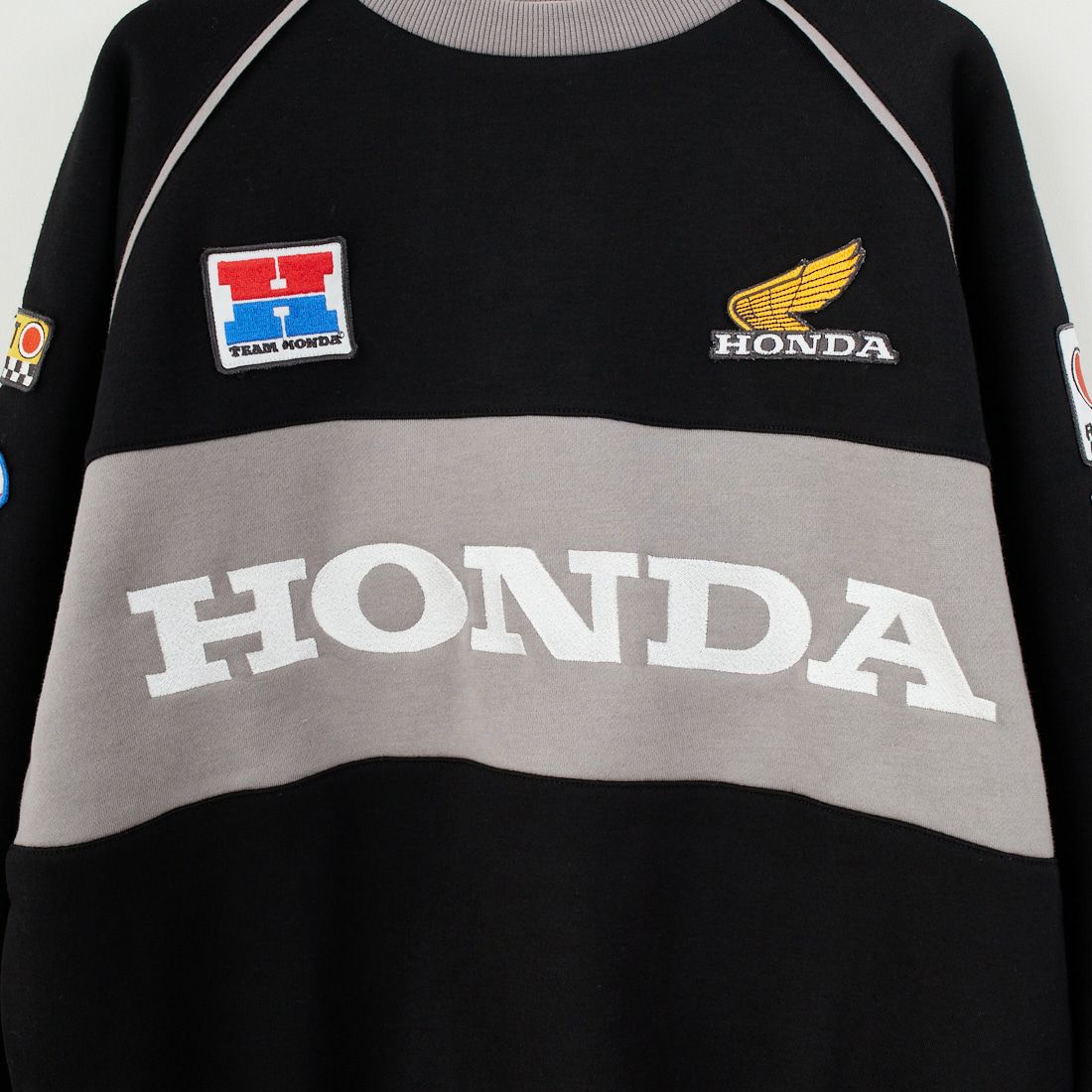 HONDA × JEANSFACTORY [ホンダ × ジーンズファクトリー] レーシングスウェット [JFC-254-088] BLACK