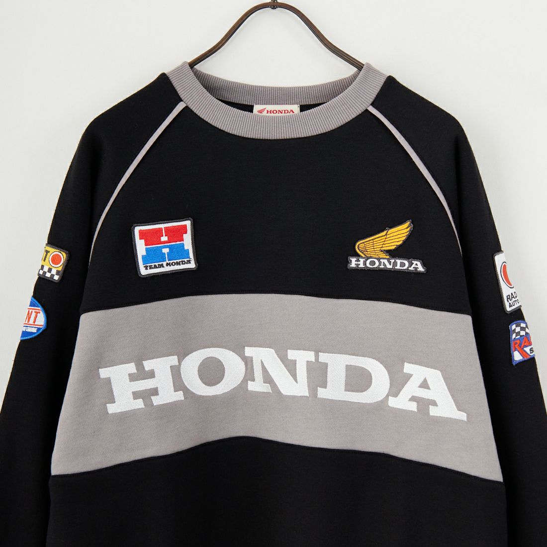 HONDA × JEANSFACTORY [ホンダ × ジーンズファクトリー] レーシングスウェット [JFC-254-088] BLACK
