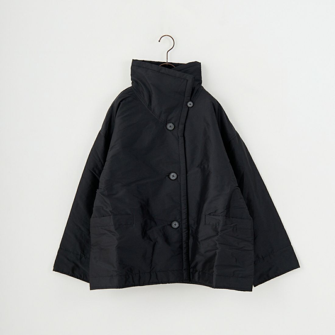 soil [ソイル] パデッドポリエステル ハイカラージャケット [NSL25521] 9900 BLACK