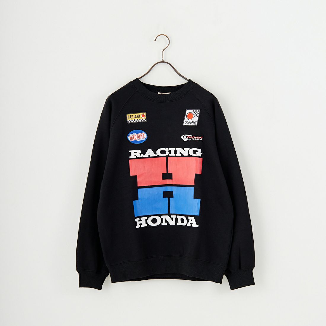 HONDA × JEANSFACTORY [ホンダ × ジーンズファクトリー] レーシングスウェット [JFC-254-089] BLACK