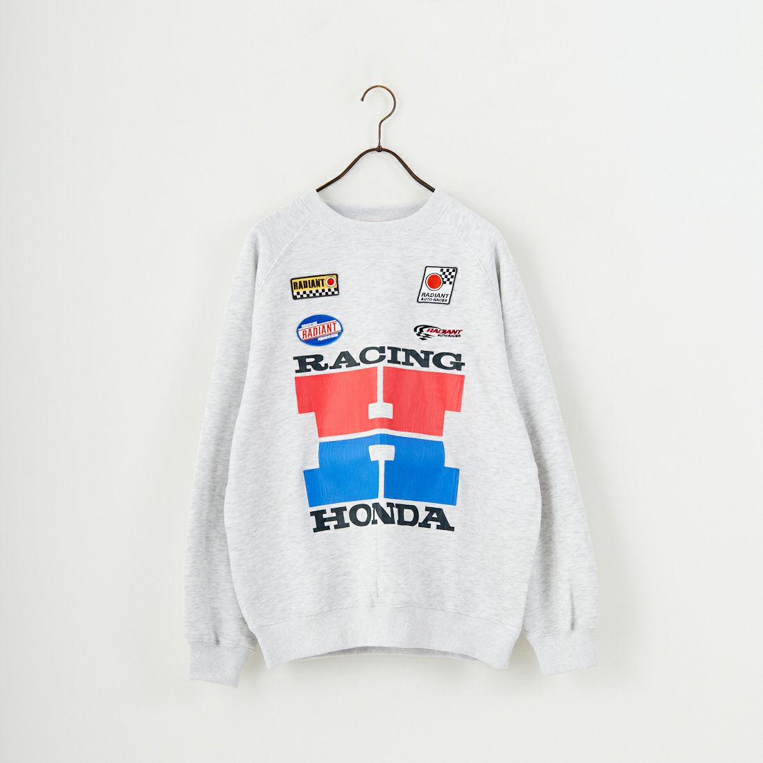 HONDA × JEANSFACTORY [ホンダ × ジーンズファクトリー] レーシングスウェット [JFC-254-089] GREY