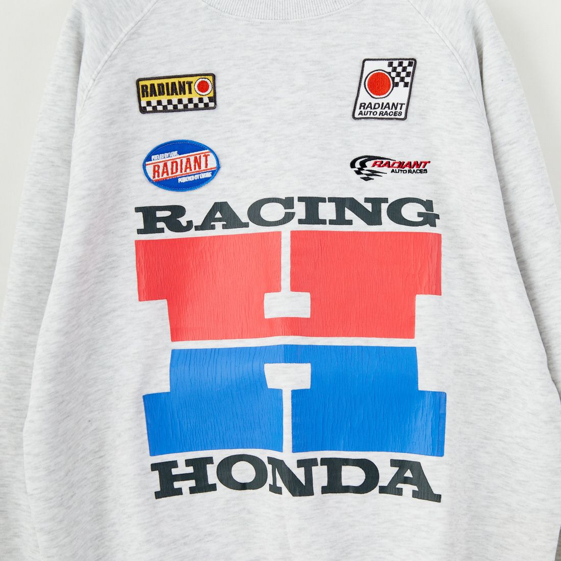 HONDA × JEANSFACTORY [ホンダ × ジーンズファクトリー] レーシングスウェット [JFC-254-089] GREY