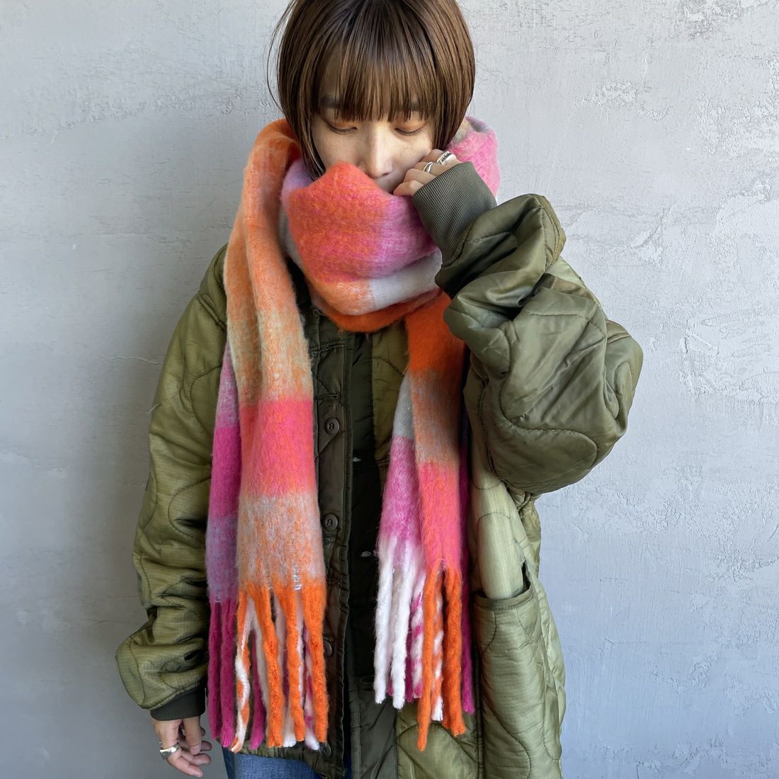 hint hint [ヒントヒント] ストール [STOLE-01] MULTI 1