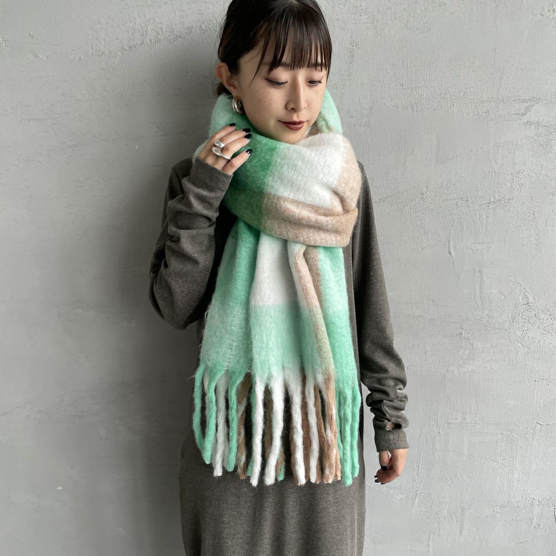 hint hint [ヒントヒント] ストール [STOLE-01] MULTI 3