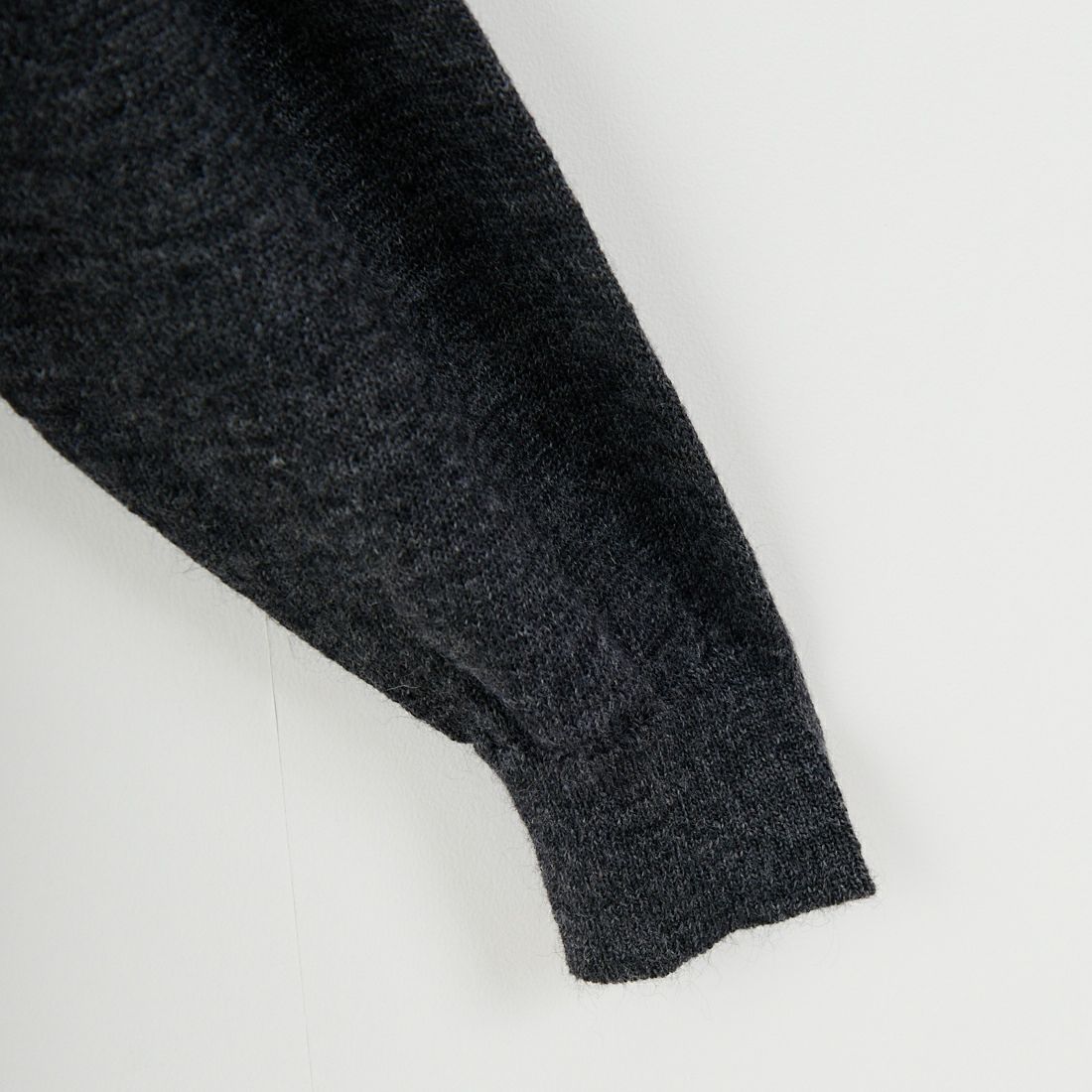 STILL BY HAND [スティルバイハンド] ポロ衿カーディガン [KN01254] GREY