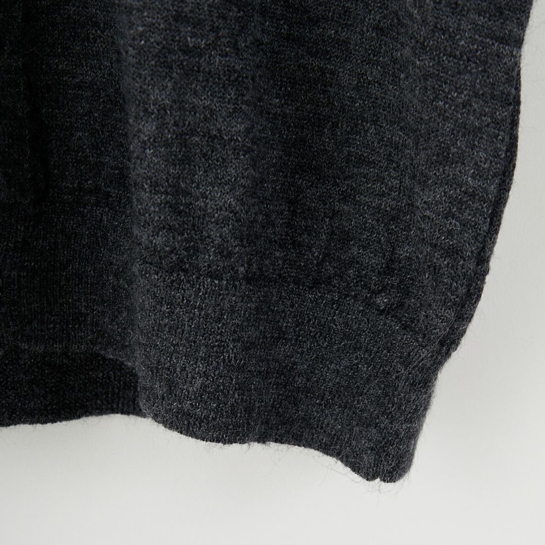 STILL BY HAND [スティルバイハンド] ポロ衿カーディガン [KN01254] GREY