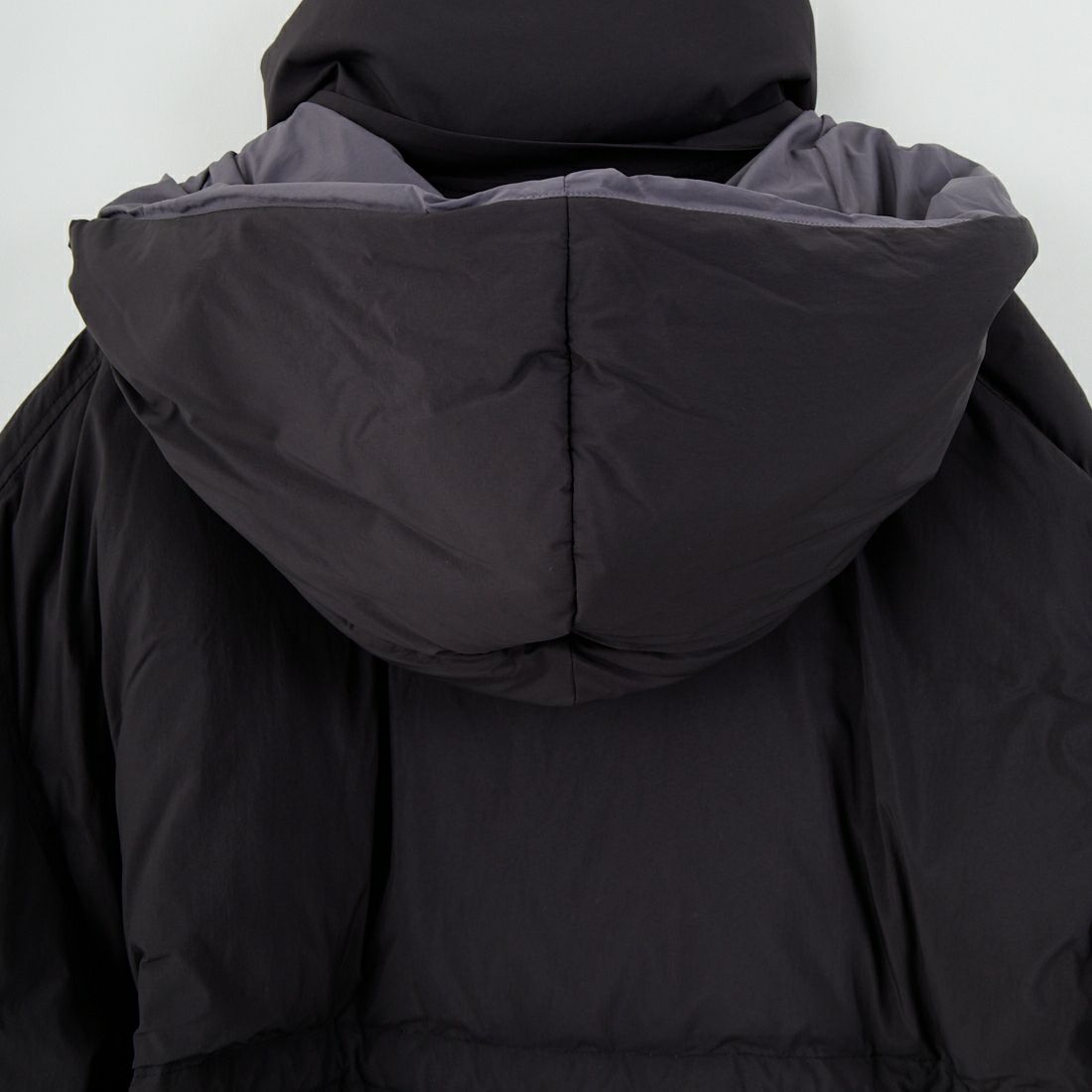 MAISON SPECIAL [メゾンスペシャル] フーディマフラーミドルダウンコート [21252216002] BLK