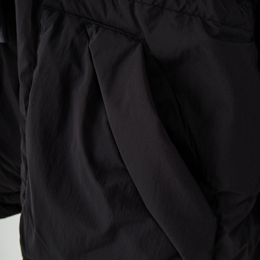 MAISON SPECIAL [メゾンスペシャル] フーディマフラーミドルダウンコート [21252216002] BLK