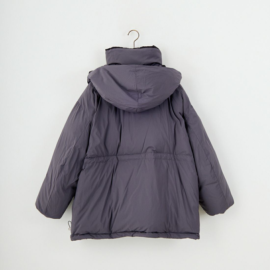 MAISON SPECIAL [メゾンスペシャル] フーディマフラーミドルダウンコート [21252216002] BLK