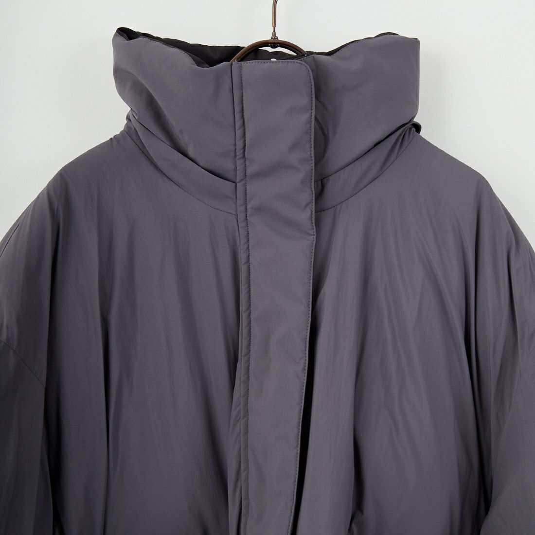 MAISON SPECIAL [メゾンスペシャル] フーディマフラーミドルダウンコート [21252216002] BLK