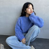 BLUE&&モデル身長：162cm 着用サイズ：F&&