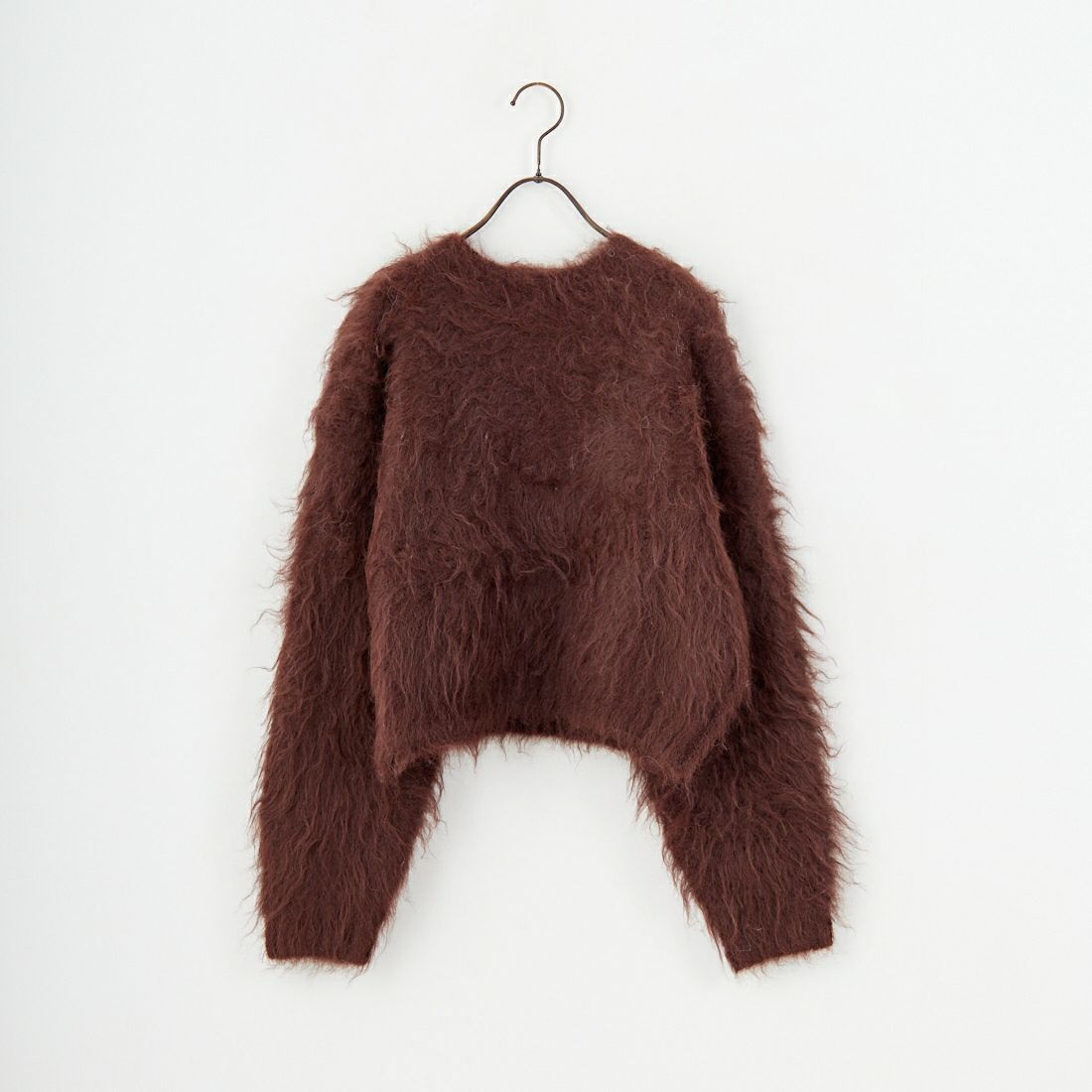 Noir Fabrik [ヌワールファブリック] シャギーニットプルオーバー [12600-WG] BROWN