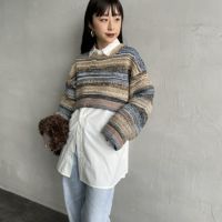 BLUE&&モデル身長：150cm 着用サイズ：F&&