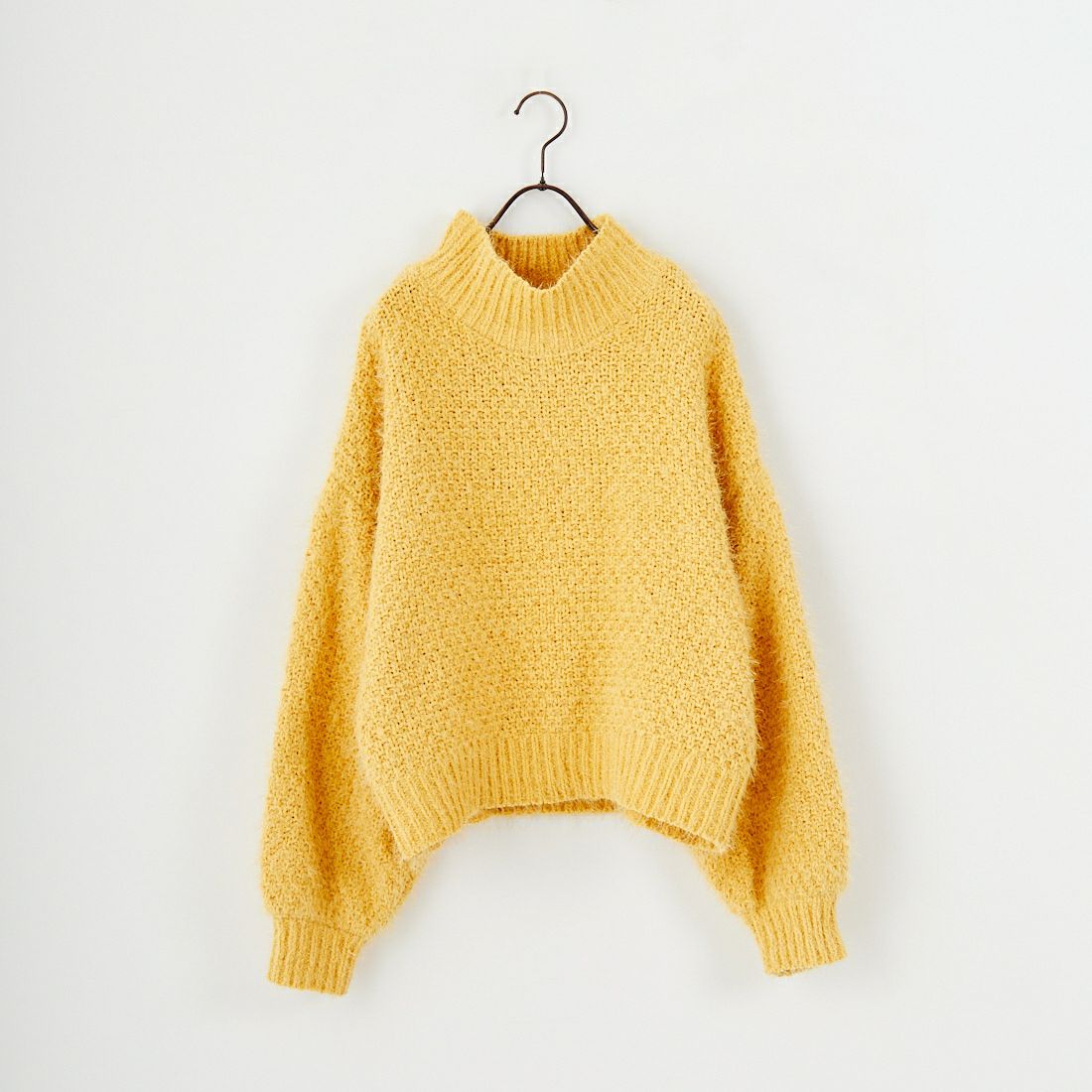 Jf Ready Made [ジェイエフレディメイド] バスケットモール スタンドネックプルオーバー [3225420]ｲｴﾛｰ