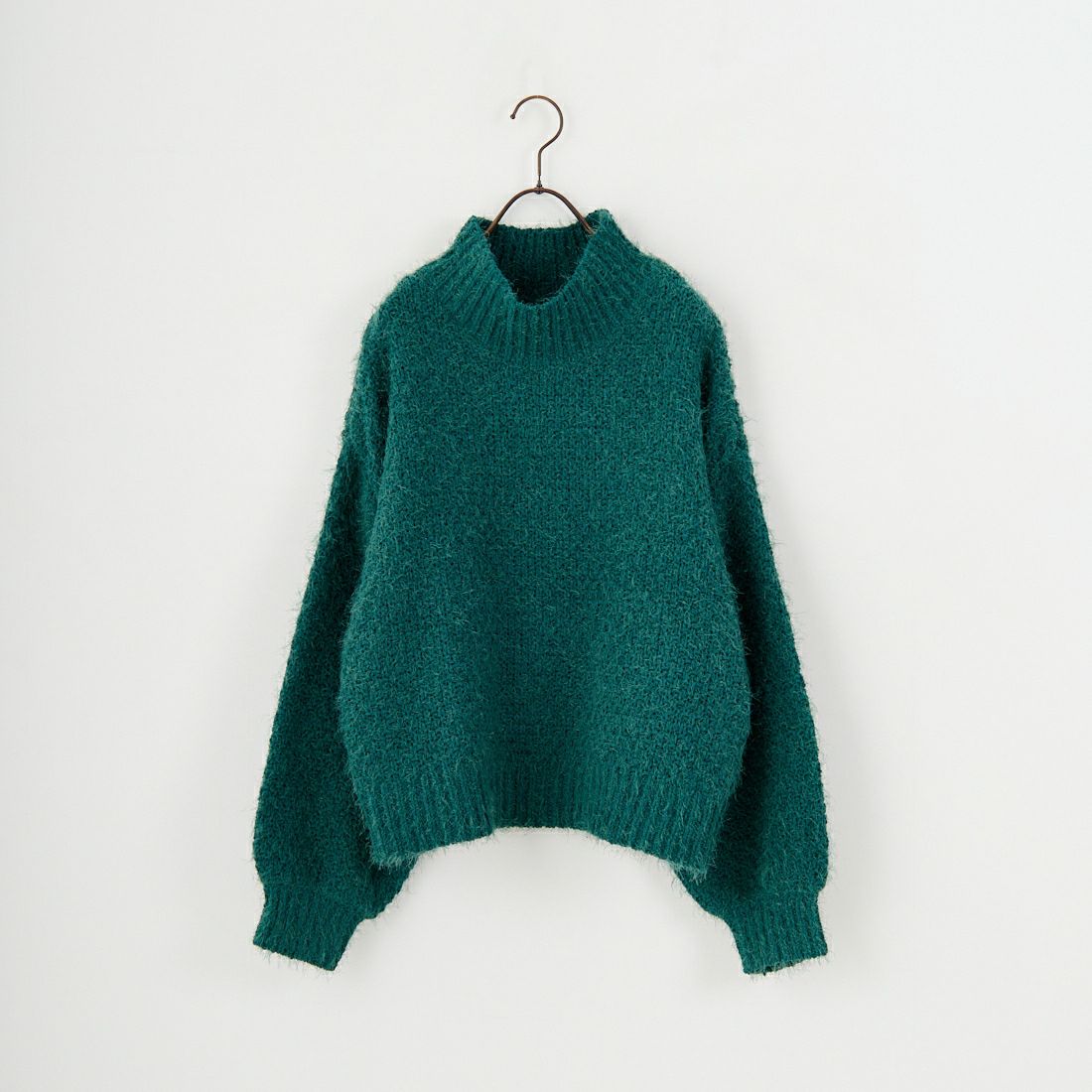 Jf Ready Made [ジェイエフレディメイド] バスケットモール スタンドネックプルオーバー [3225420]ｸﾞﾘｰﾝ