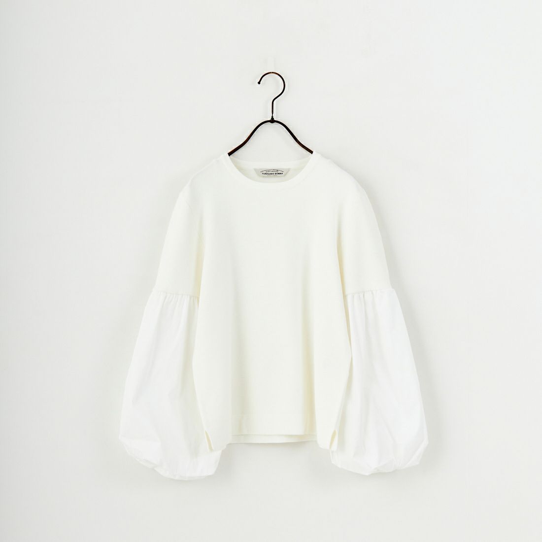TORRAZZO DONNA [トラッゾドンナ] ボリュームスリーブニットトップス [6263-513] 05 WHITE