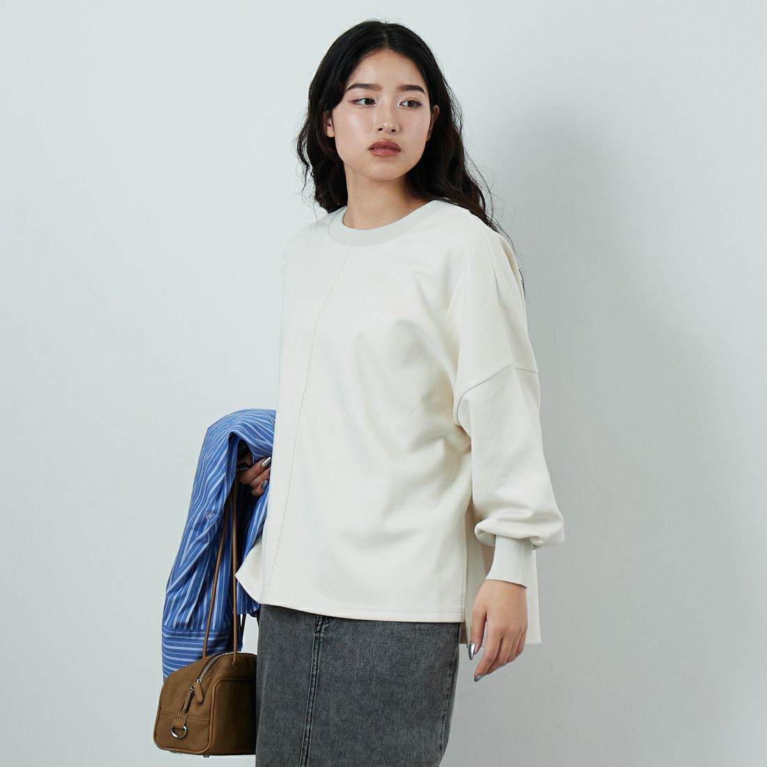 ｱｲﾎﾞﾘｰ&&モデル身長：162cm 着用サイズ：F&&