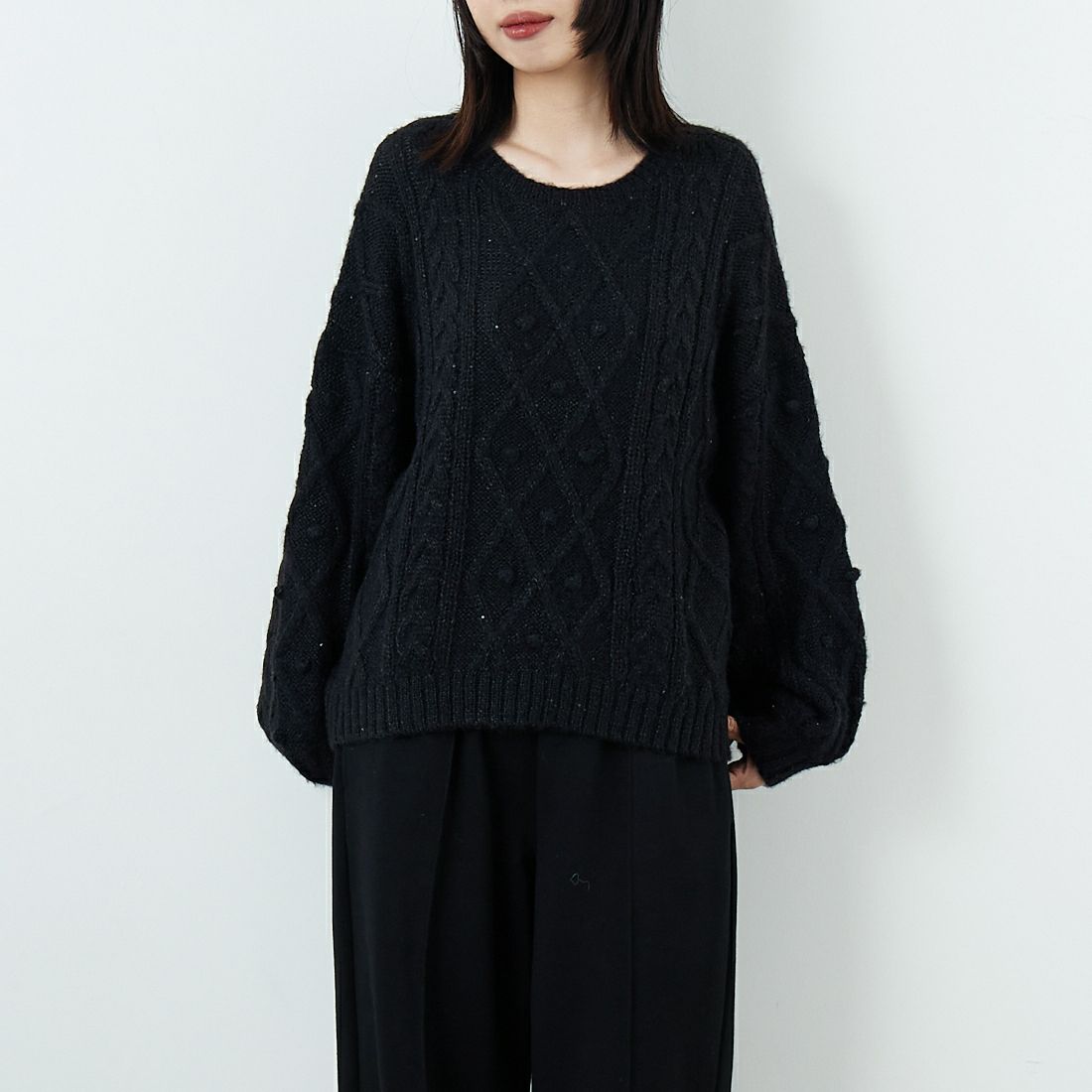 19 BLACK&&モデル身長：162cm 着用サイズ：F&&