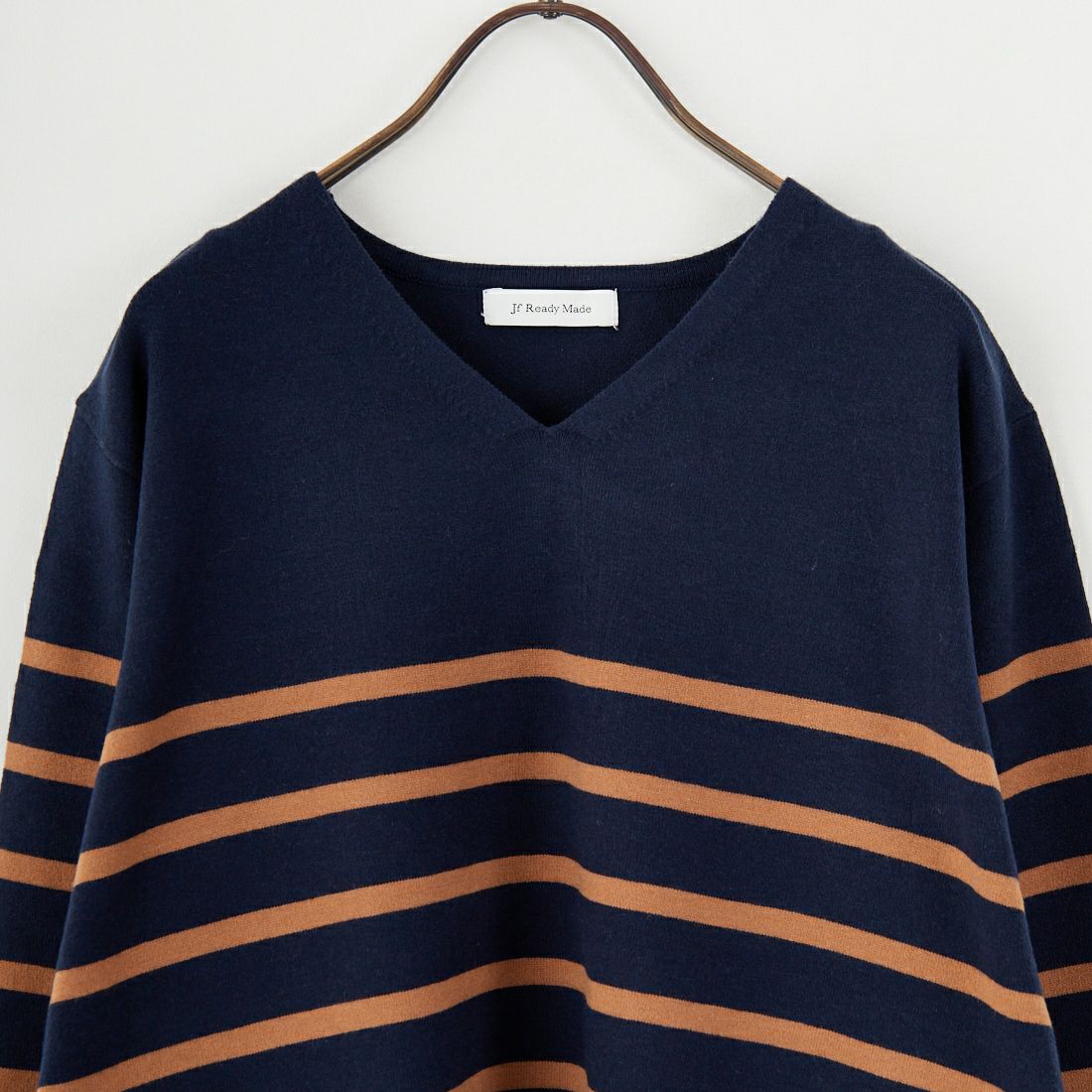 Jf Ready Made [ジェイエフレディメイド] スーパーストレッチVネックプルオーバー [3225401] ﾈｲﾋﾞｰ