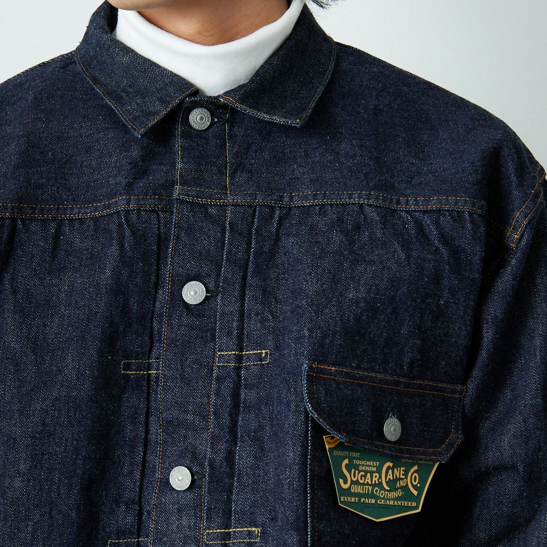 SUGAR CANE [シュガーケーン] 1936年モデル 13ozデニムブラウス [SC11936T] 421 A.NAVY