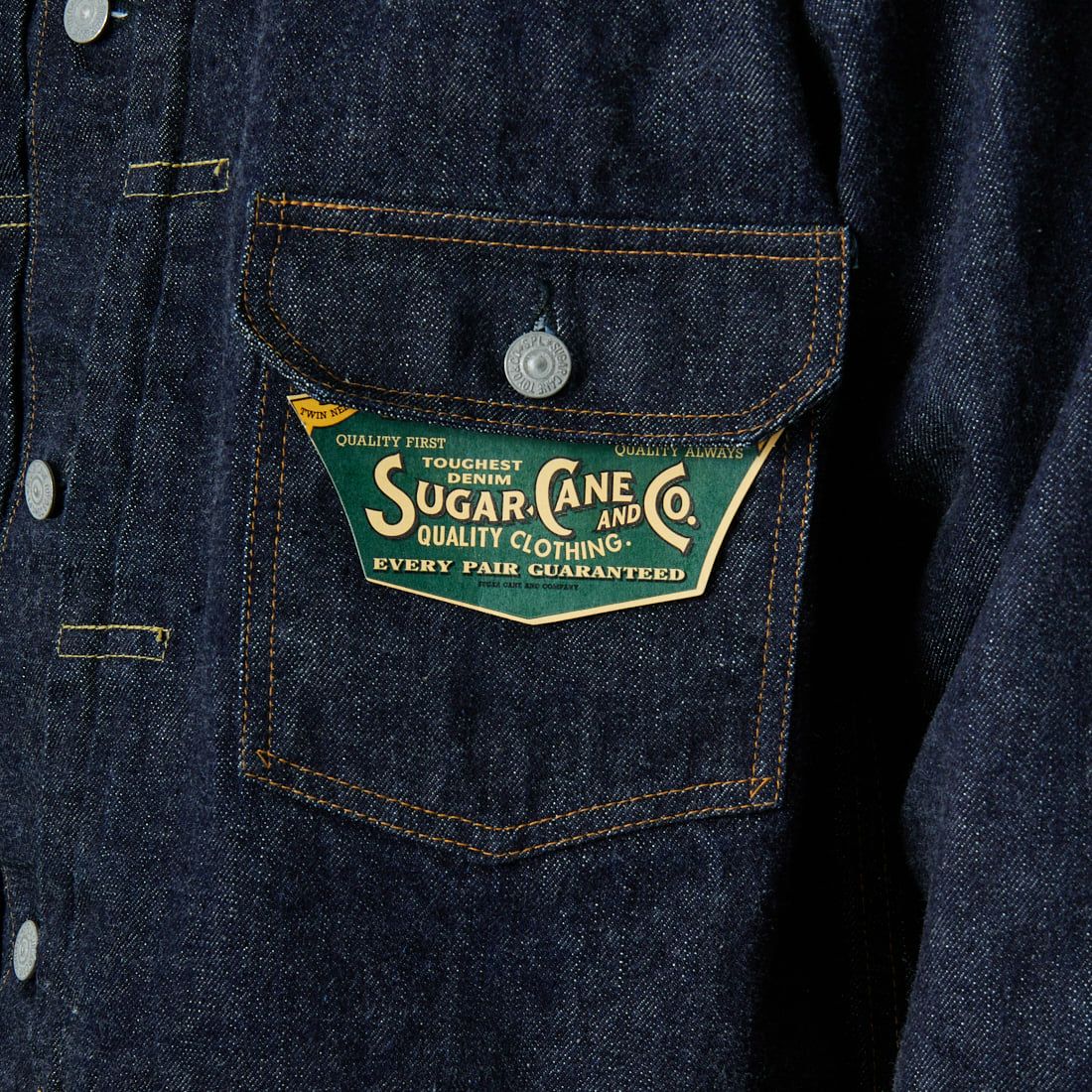 SUGAR CANE [シュガーケーン] 1936年モデル 13ozデニムブラウス [SC11936T] 421 A.NAVY