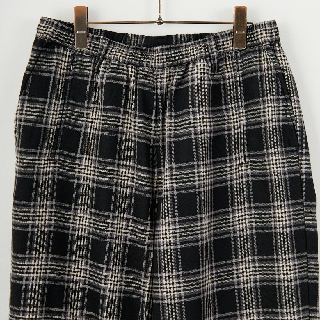 NULL [ヌル] HOLIDAY チェックパンツ [NULL-097EX] BLK CHK