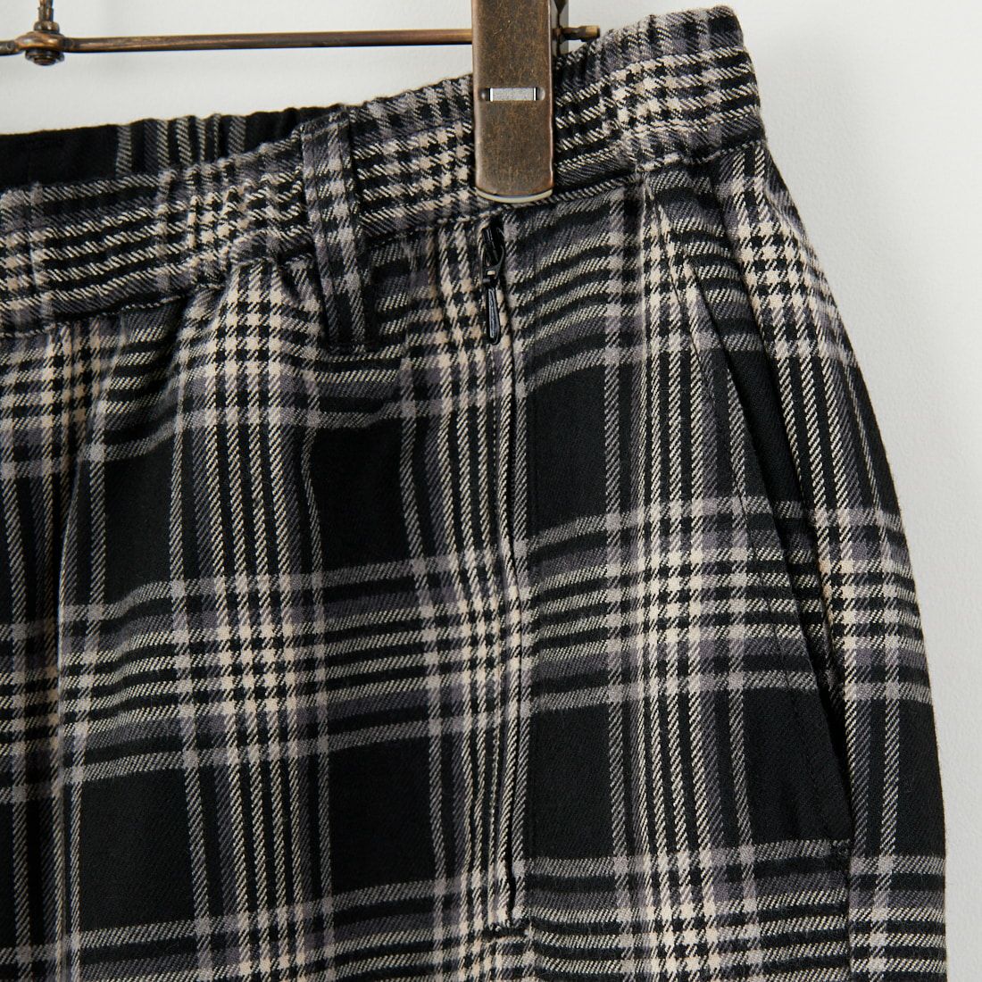 NULL [ヌル] HOLIDAY チェックパンツ [NULL-097EX] BLK CHK