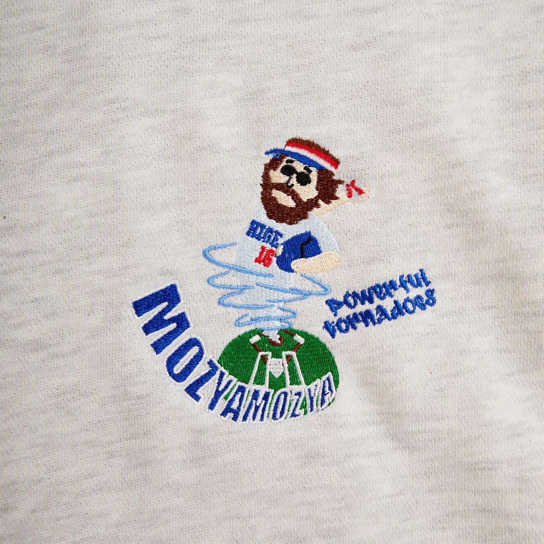 33Degrees [サーティスリーディグリーズ] HIGEOZI3 サガラ刺繍スウェット [TDR-254-087] C OATMEAL