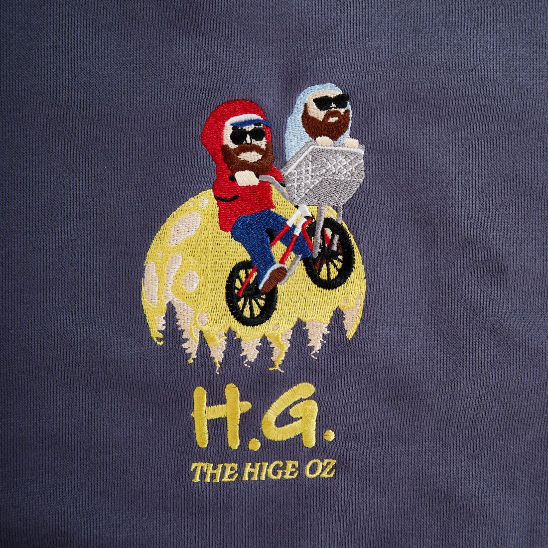 33Degrees [サーティスリーディグリーズ] HIGEOZI3 サガラ刺繍スウェット [TDR-254-087] D SLATE