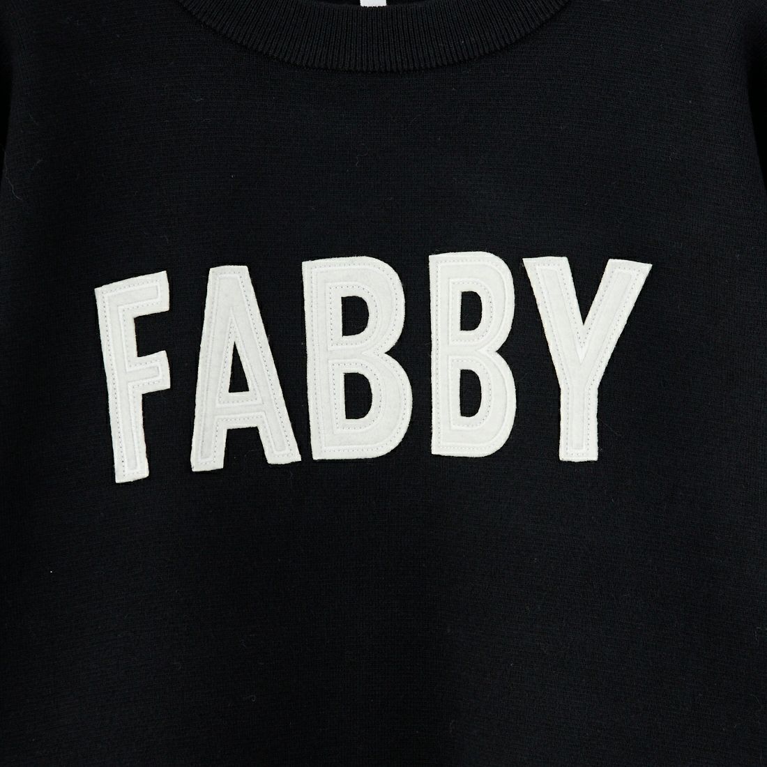 DIGNITE COLLIER [ディニテコリエ] フェルトロゴニットプルオーバー [80256324] 004 ﾌﾞﾗｯｸ