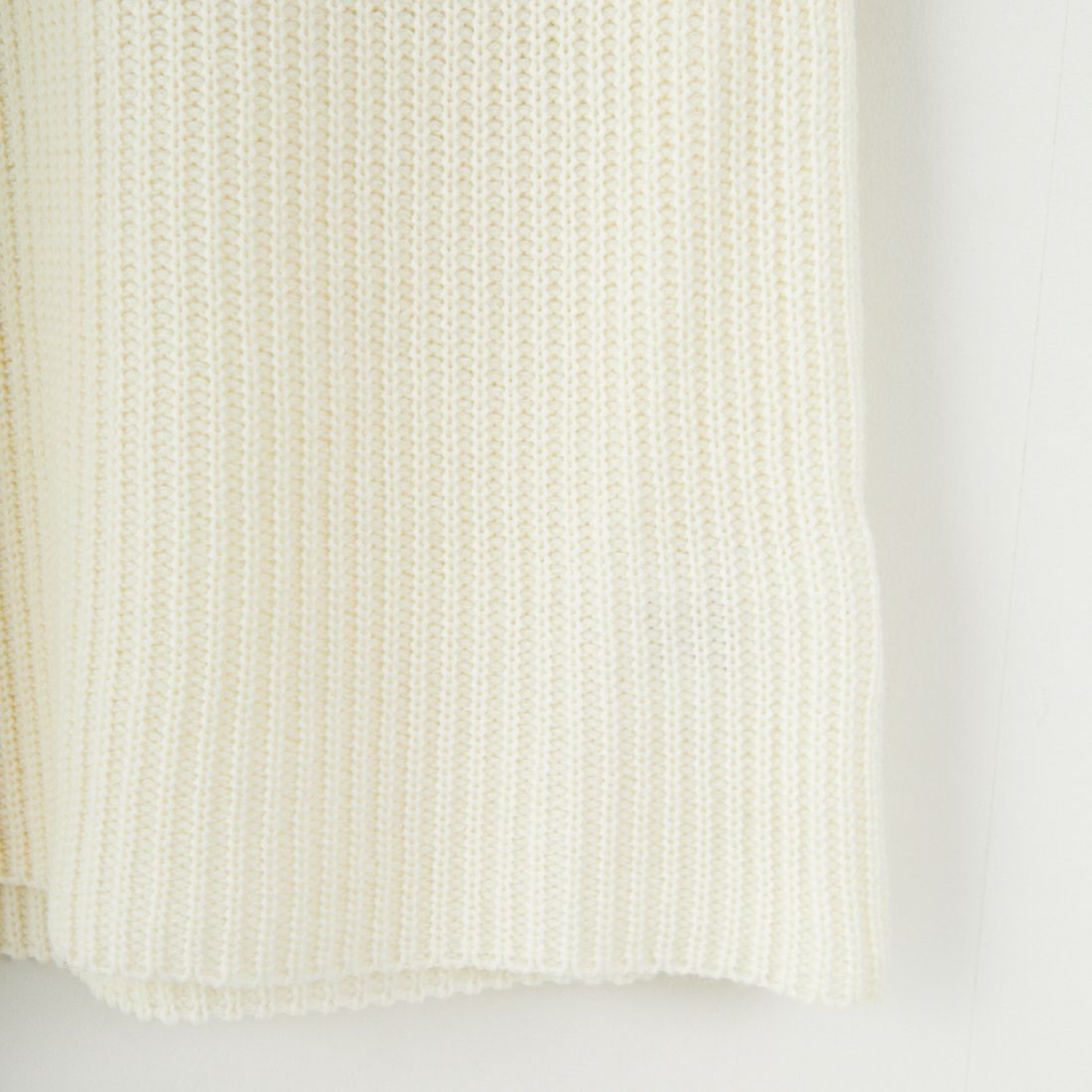 Jeans Factory Clothes [ジーンズファクトリークローズ] ホールガーメント3段柄ニットプルオーバー [113-2050] ｵﾌﾎﾜｲﾄ