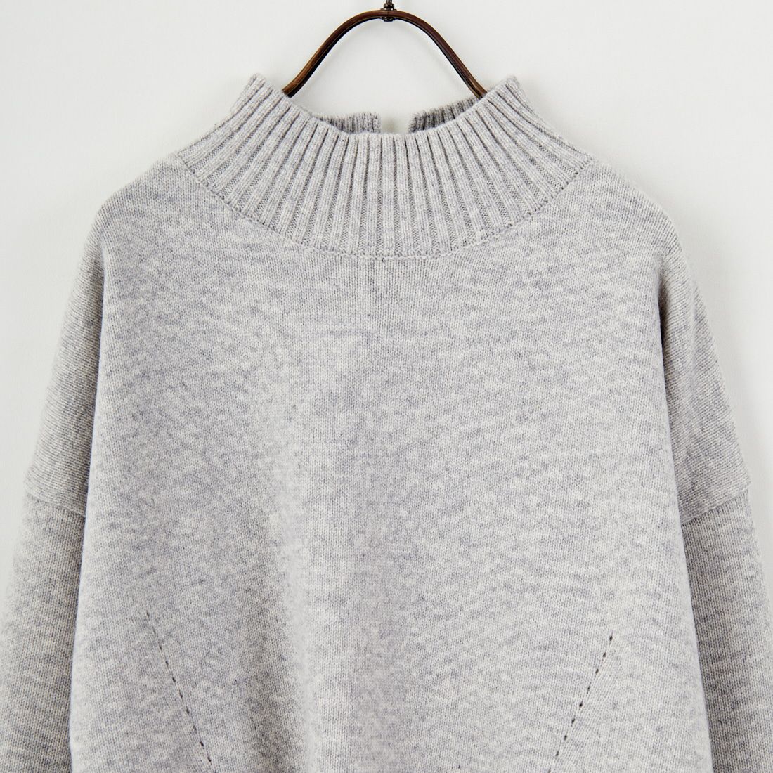 USINE [ユジーヌ] バックネックスリットニット [11256835] GRAY