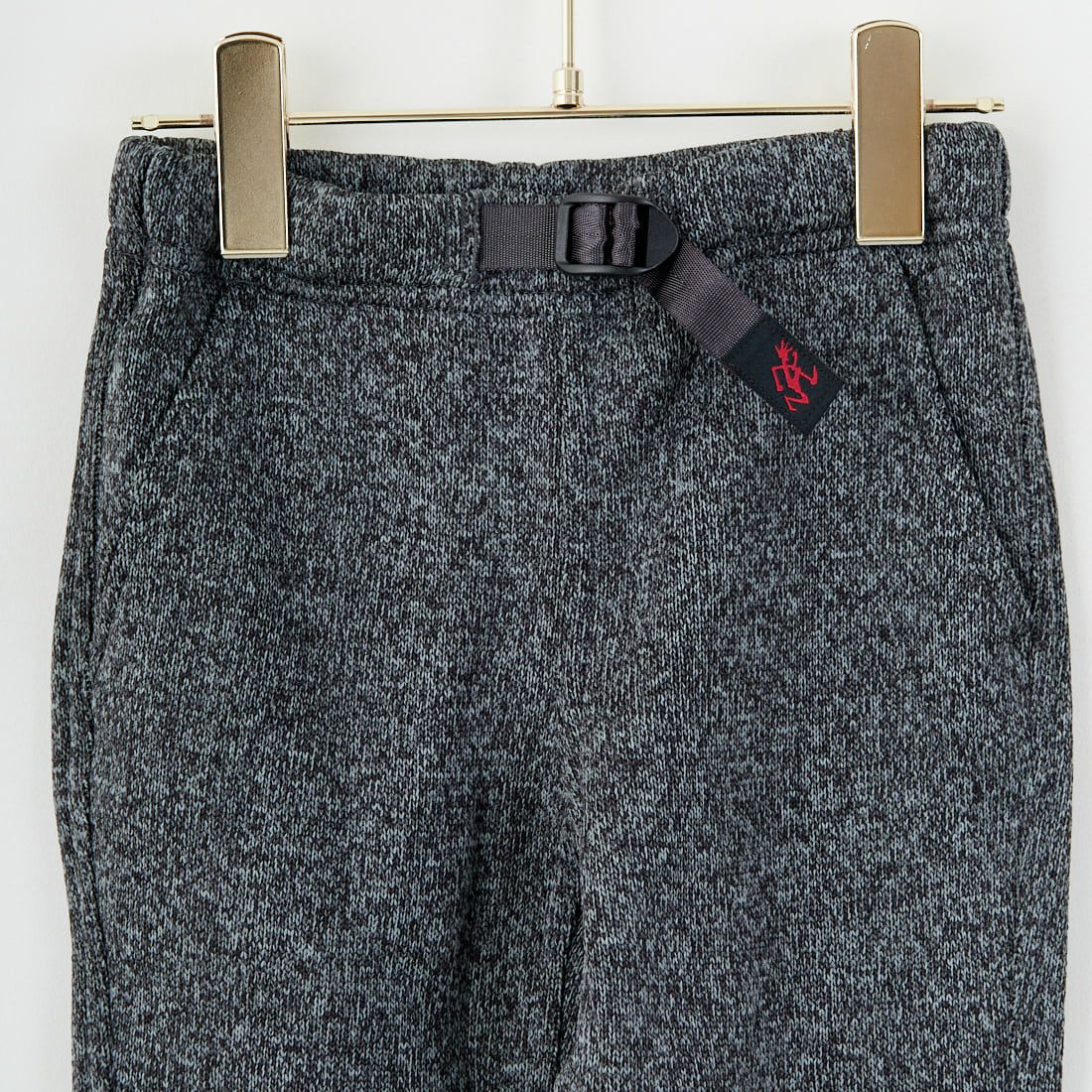 GRAMiCCi [グラミチ] ボンディングニットフリースキッズリブパンツ [G2FK-P020-K] H.CHARCOAL